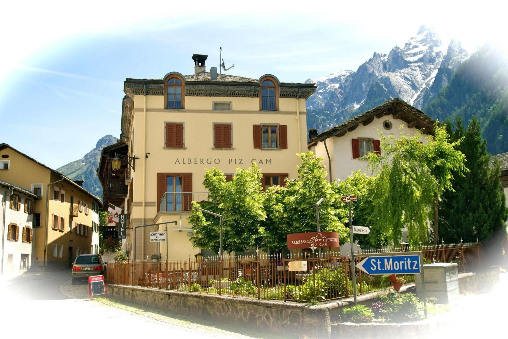 Albergo Piz Cam Vicosoprano ภายนอก รูปภาพ